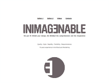 Tablet Screenshot of inimagenable.com